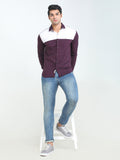Men's Wine Full Sleeve Slim Fit Casual Shirt