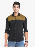 Men's Black Full Sleeve Slim Fit Casual Shirt