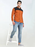 Men's Rust Full Sleeve Slim Fit Casual Shirt