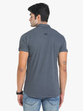 Men's Solid Grey Short Sleeve Casual Shirt