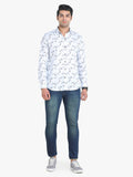 Men's Printed Full Sleeve Casual Shirt