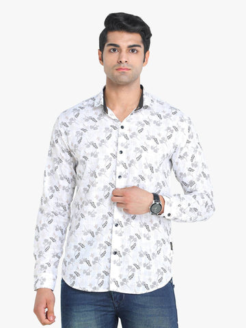 Men's Printed Full Sleeve Casual Shirt