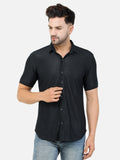Colvyn Harris Men's Slim Fit Denim Black Tinted Casual Shirt