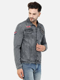 Colvyn Harris Men Regular Fit Cloud Wash Denim Jacket