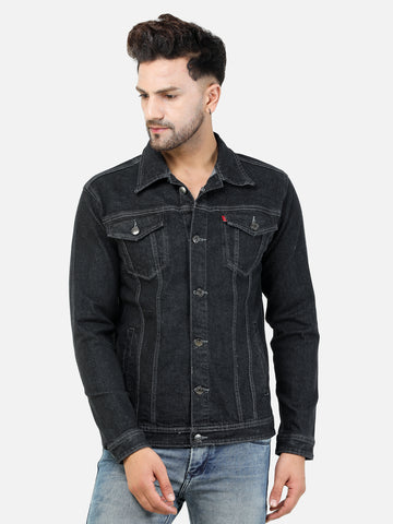 Colvyn Harris Men Regular Fit Cloud Wash Denim Jacket