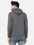 COLVYNHARRIS JEANS Lycra Terry Cotton Regular Fit Sweatshirt with Hoodie