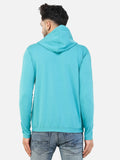COLVYNHARRIS JEANS Lycra Terry Cotton Regular Fit Sweatshirt with Hoodie