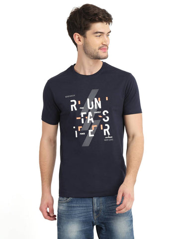 Men's Digital Printed Round Neck half T-Shirt