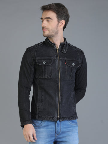 Colvyn Harris Full Sleeve Regular Winter Zipper Enzymen Blast Jacket for Men