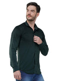 COLVYNHARRIS JEANS Men Casualwear Full Sleeve Slim Fit Green Check Shirt
