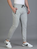 Colvyn Harris Regular Fit Solid Mélange Track Pant for Men