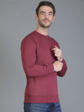 Colvyn Harris Cotton Fleece Crew Neck Anemone Shade Sweatshirt for Men