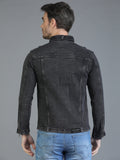 Colvyn Harris Full Sleeve Regular Winter Zipper Blast Wash Jacket for Men