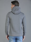 Colvyn Harris Cotton Fleece Hoodie Grey Sweatshirt for Men