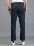 Colvyn Harris Regular Fit Mid Rise Cotton Flat Knit Raw Tint Jeans for Men