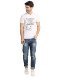 Men's Graphic Printed Round Neck T-Shirt