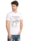 Men's Graphic Printed Round Neck T-Shirt