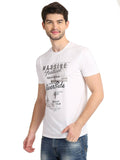 Men's Graphic Printed Round Neck T-Shirt