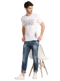 Men's Digital Printed Round Neck T-Shirt
