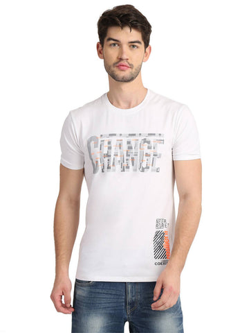 Men's Digital Printed Round Neck T-Shirt