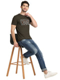 Men's Digital Printed Round Neck T-Shirt