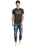 Men's Digital Printed Round Neck T-Shirt