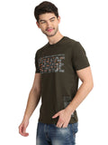 Men's Digital Printed Round Neck T-Shirt Seventy7