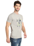 Men's Digital Printed Round Neck half T-Shirt Seventy7