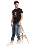 Men's Digital Printed Round Neck half T-Shirt Seventy7
