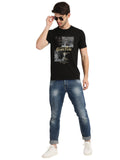 Men's Graphic Printed Round Neck T-Shirt
