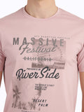 Men's Graphic Printed Round Neck T-Shirt