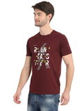 Men's Digital Printed Round Neck half T-Shirt
