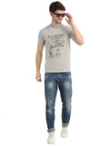Men's Graphic Printed Round Neck T-Shirt Colvynharris Jeans