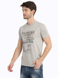 Men's Graphic Printed Round Neck T-Shirt