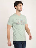 Men's Digital Printed Round Neck T-Shirt Colvynharris Jeans