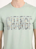 Men's Digital Printed Round Neck T-Shirt