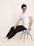 Black Dobby Joggers