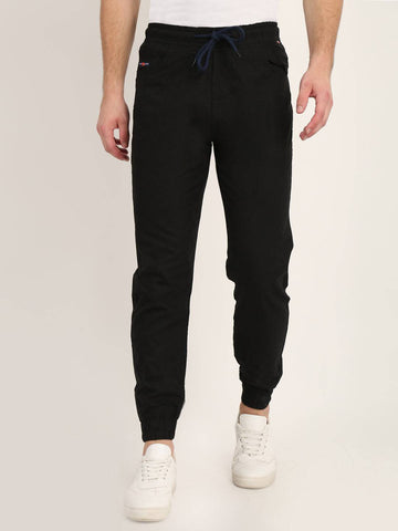 Black Dobby Joggers Colvynharris Jeans