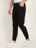 Black Dobby Joggers