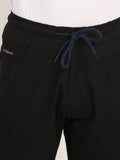 Black Dobby Joggers