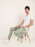 Mint Green Dobby Joggers