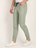 Mint Green Dobby Joggers