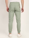 Mint Green Dobby Joggers