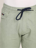 Mint Green Dobby Joggers