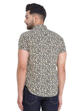 COLVYNHARRIS JEANS Men Light Brown Digital Printed Casual Shirt