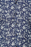 COLVYNHARRIS JEANS Men Casualwear Full Sleeve Slim Fit Shirt Collar Floral Print Blue Luxury Shirt