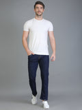 Colvyn Harris Regular Fit Solid Cotton Flat Raw Wash Jeans for Men