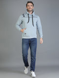 Colvyn Harris Cotton Fleece Hoodie Light Sky Sweatshirt for Men
