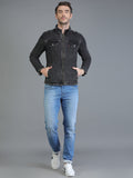 Colvyn Harris Full Sleeve Regular Winter Zipper Blast Wash Jacket for Men