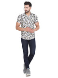 COLVYNHARRIS JEANS Men White Reversible Floral Printed Casual Shirt